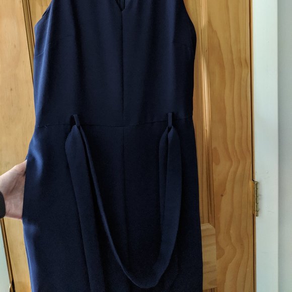 Navy sleeveless jumpsuit Banana Republic, size 0 - Picture 6 of 7